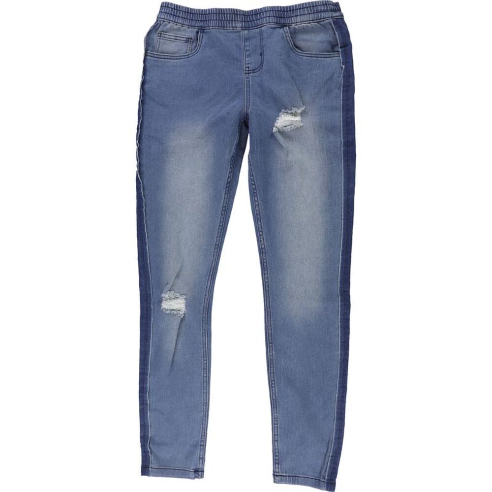 Just Love Womens Distressed Tapered Skinny Jeans, NWT